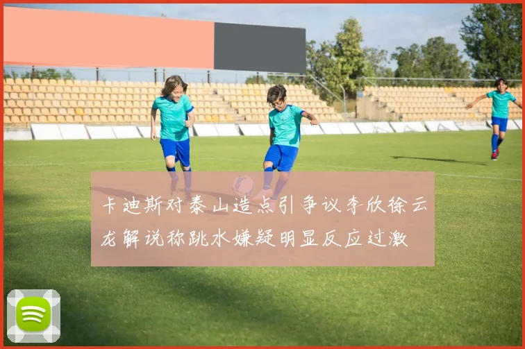卡迪斯对泰山造点引争议李欣徐云龙解说称跳水嫌疑明显反应过激